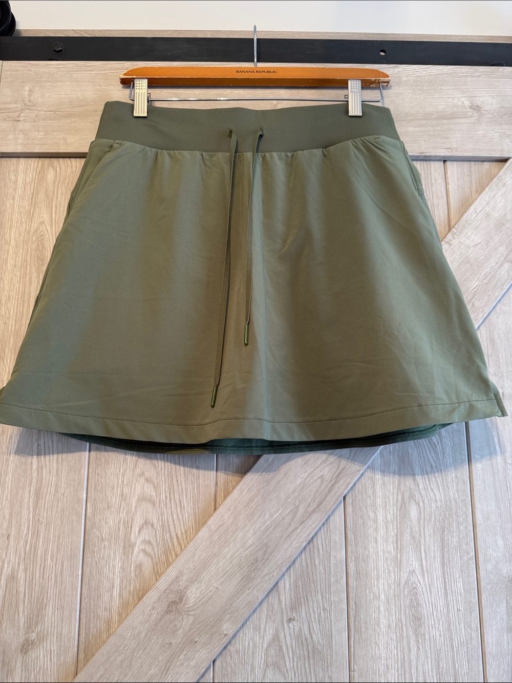 Zella Olive Green Athletic Skort
